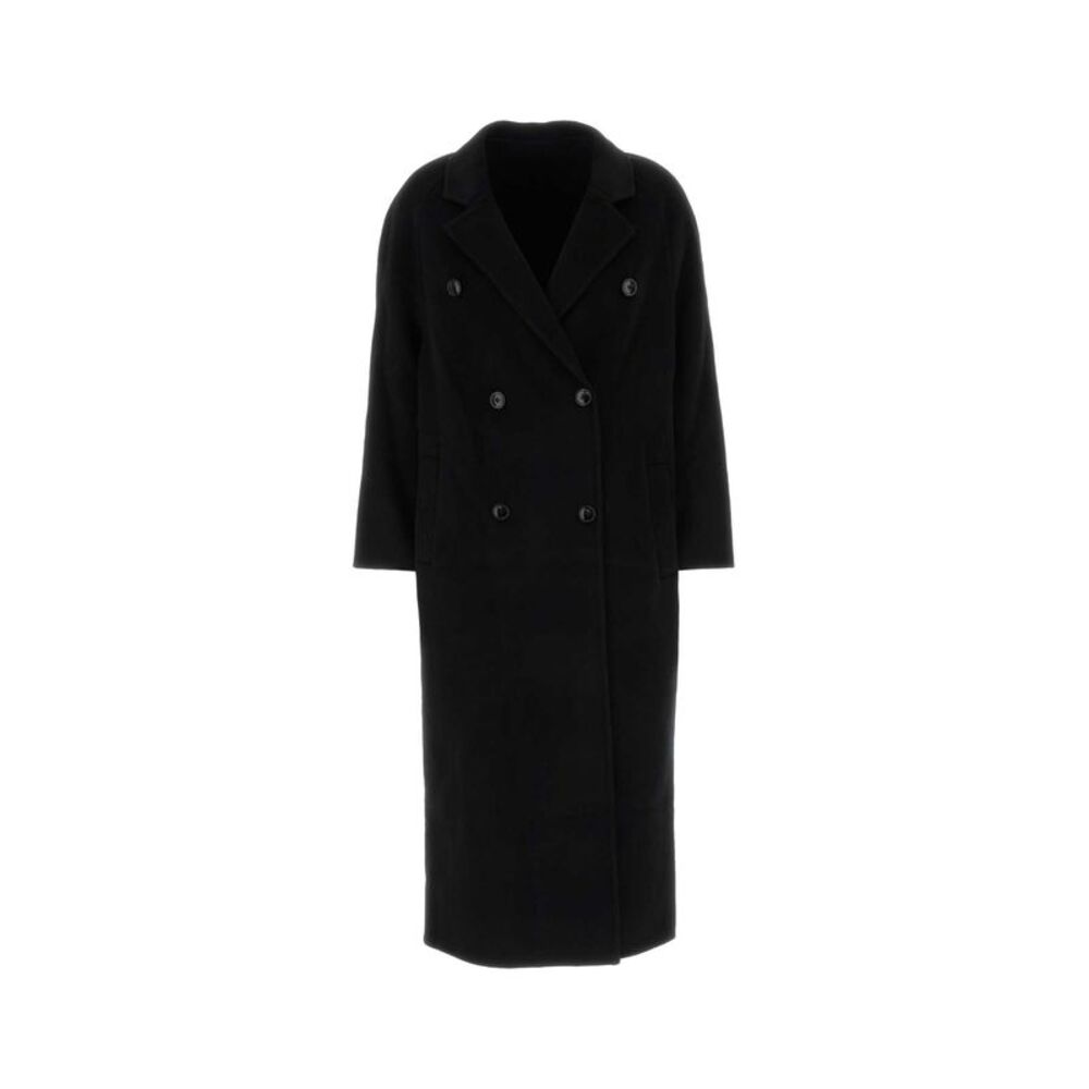 Loulou De Saison Women Black Wool Blend Irvin Coat